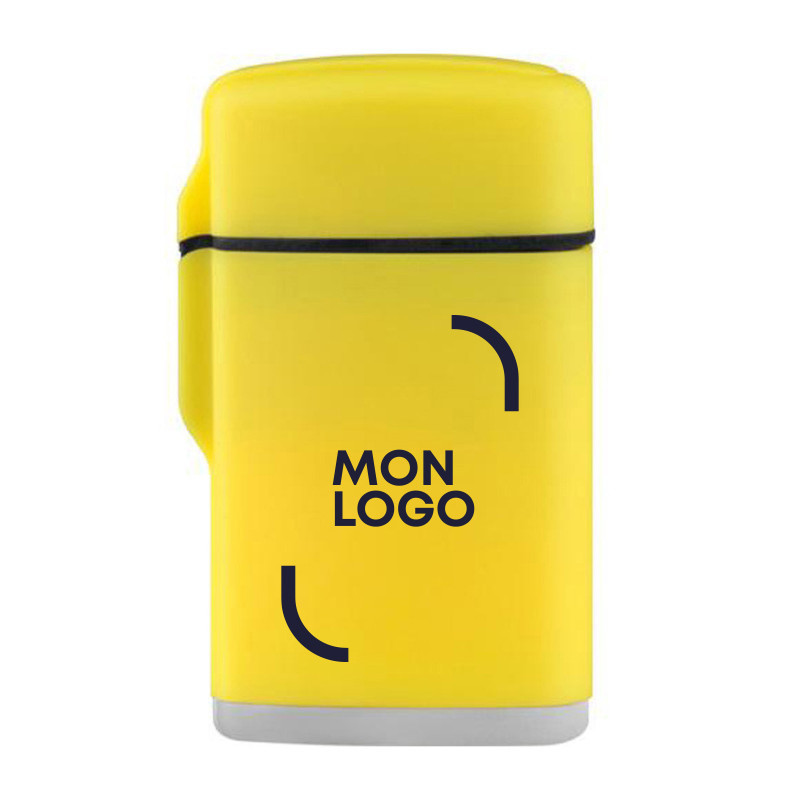 Briquet tempête jaune