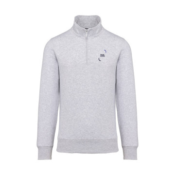 Sweat-shirt homme col zippé Kariban® couleur