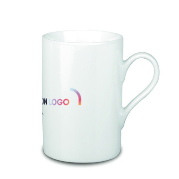 Tasse en porcelaine 270 mL marquage 1 couleur