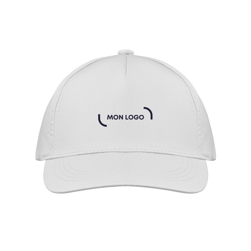 Casquette 5 pans blanche Express Buzz