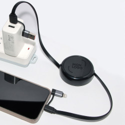 Câble de charge dérouleur 20W couleur Akashi®