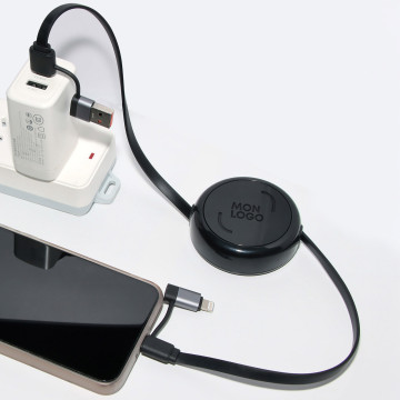 Câble de charge dérouleur 20W couleur Akashi®