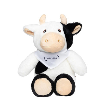 Peluche vache en rPET