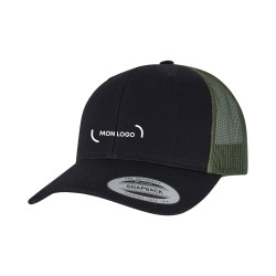 Casquette 6 pans bicolore