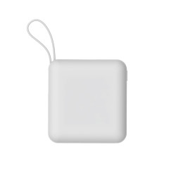 Batterie de secours avec 2 câbles 10000 mAh Akashi® blanche