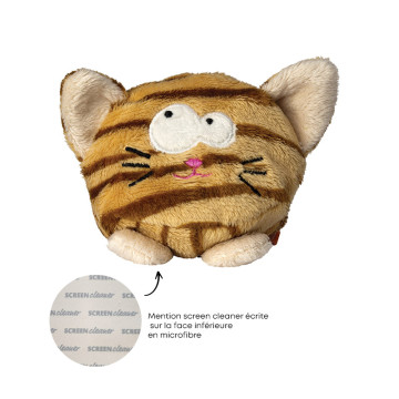 Peluche nettoyeur d'écran chat