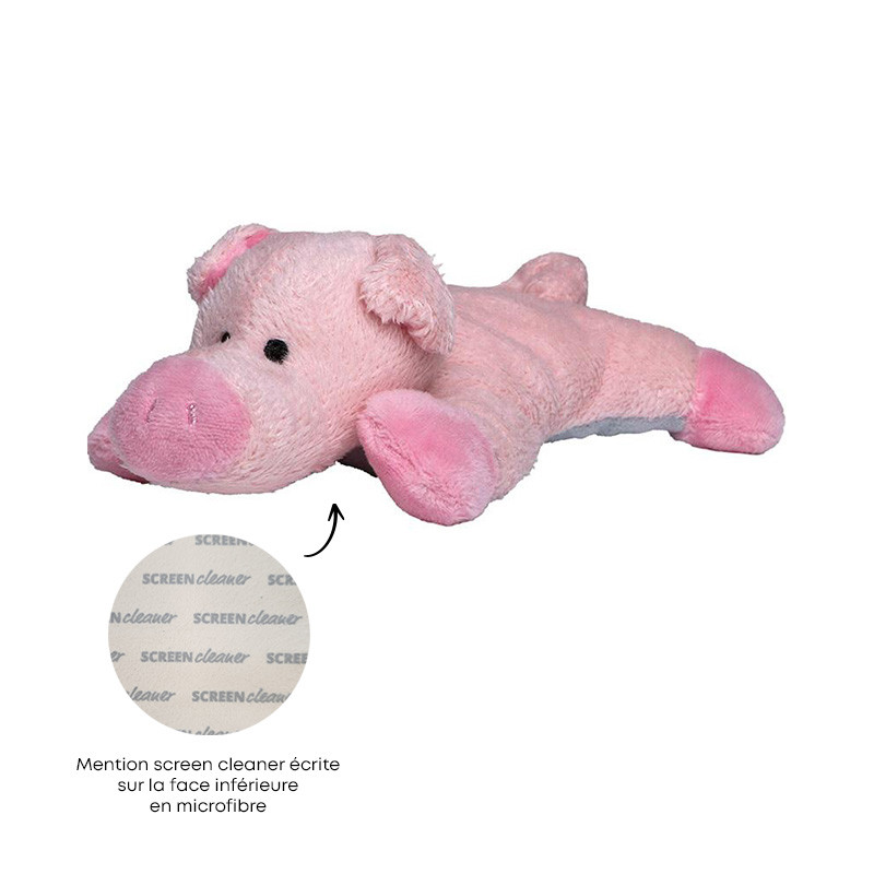 Peluche nettoyeur d'écran cochon