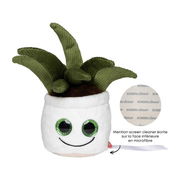 Peluche nettoyeur d'écran plante aloe vera