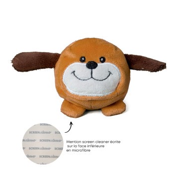 Peluche nettoyeur d'écran chien