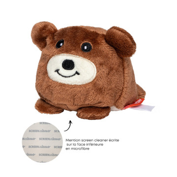 Peluche nettoyeur d'écran ours