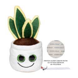 Peluche nettoyeur d'écran plante langue de belle-mère