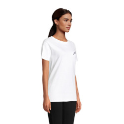 Tee-shirt mixte en coton bio blanc Express Sol's® Epic