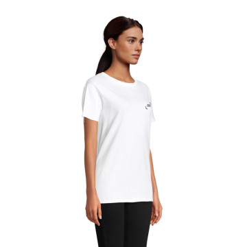 Tee-shirt mixte en coton bio blanc Express Sol's® Epic