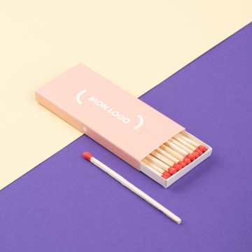 Boîte d'allumettes rectangulaire marquage 1 couleur