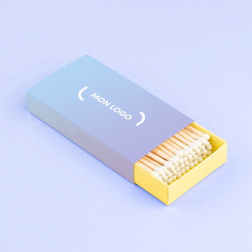 Boîte d'allumettes rectangulaire marquage quadri