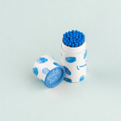 Boîte d'allumettes cylindrique marquage 1 couleur