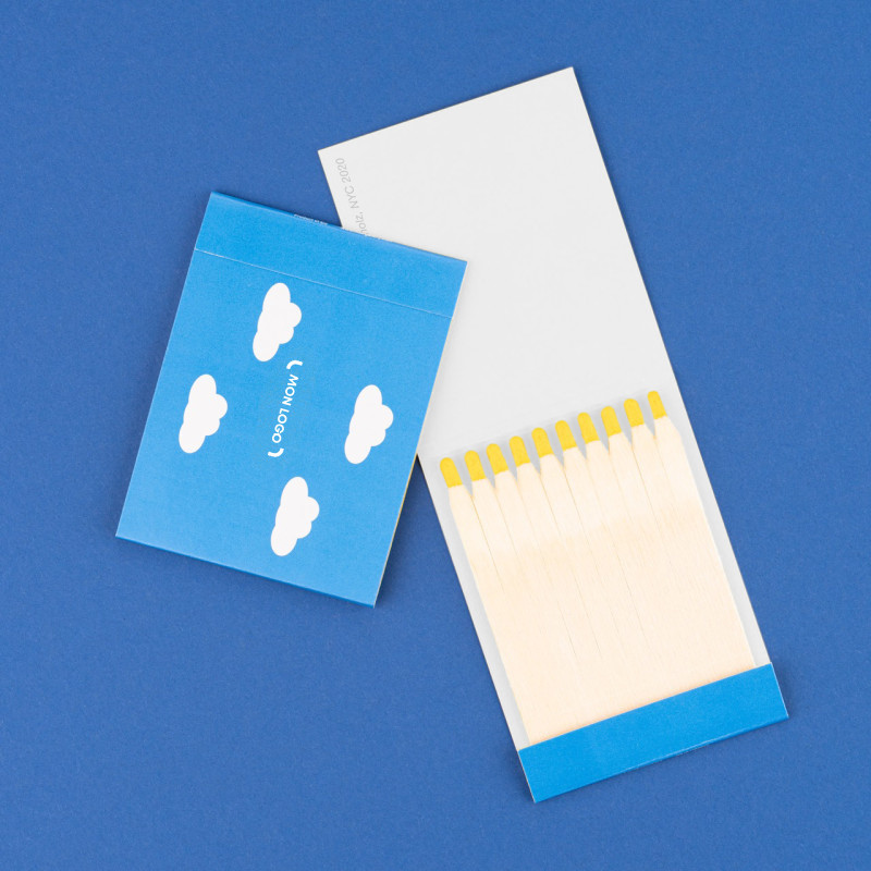 Pochette d'allumettes marquage 1 couleur