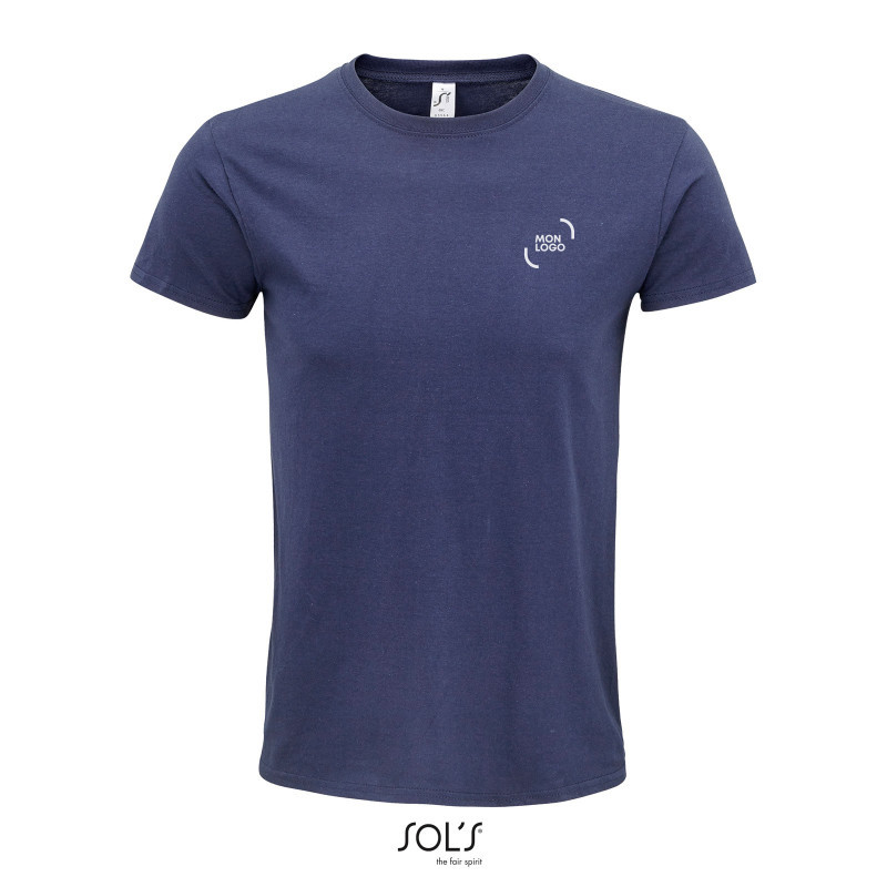 Tee-shirt mixte en coton bio couleur Express Sol's® Epic