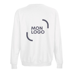 Sweat-shirt mixte blanc Sol's® Columbia