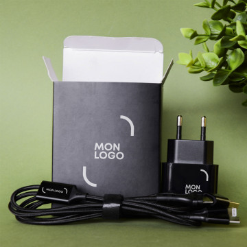 CABLE DE CHARGEMENT 20 W + CHARGEUR - COULEUR