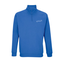 Sweat-shirt mixte col zippé Sol's® Conrad