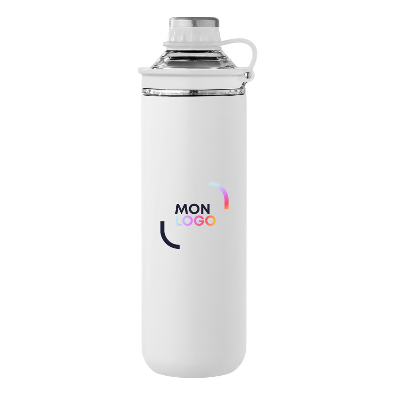 Bouteille isotherme 680 mL marquage quadri