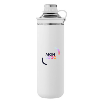 Bouteille isotherme 680 mL marquage quadri