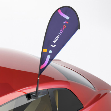 Drapeau pour vitre de voiture
