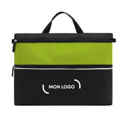 Sacoche noir-vert pomme