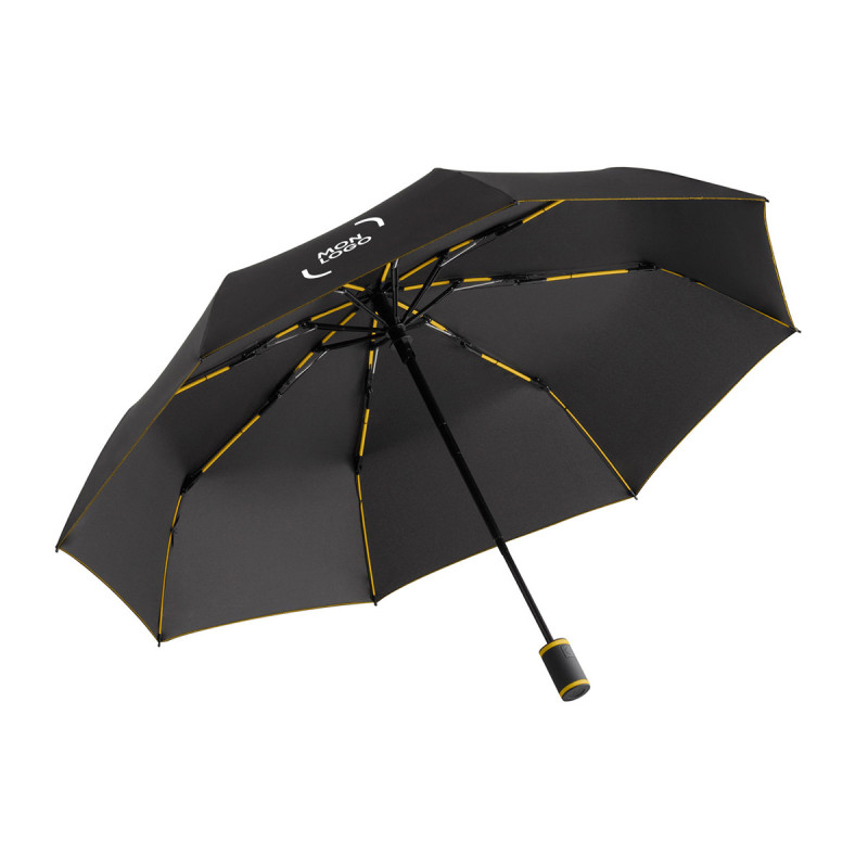 Parapluie pliable tempête en rPET ouverture et fermeture automatiques