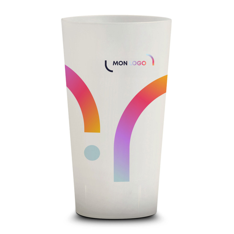 Gobelet 50 cL marquage quadri