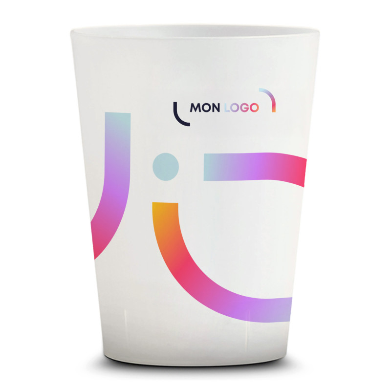 Gobelet 15 cL marquage quadri