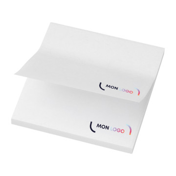 Mémos repositionnables 25 feuilles papier recyclé FSC® 7,5 x 7,5 cm