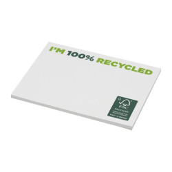 Mémos repositionnables 25 feuilles papier recyclé FSC® 10 x 7,5 cm