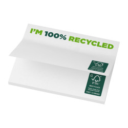 Mémos repositionnables 25 feuilles papier recyclé FSC® 10 x 7,5 cm