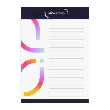 Bloc-notes A4 sans couverture 25 feuilles