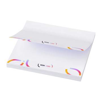 Mémos repositionnables blancs 25 feuilles 7,5 x 7,5 cm