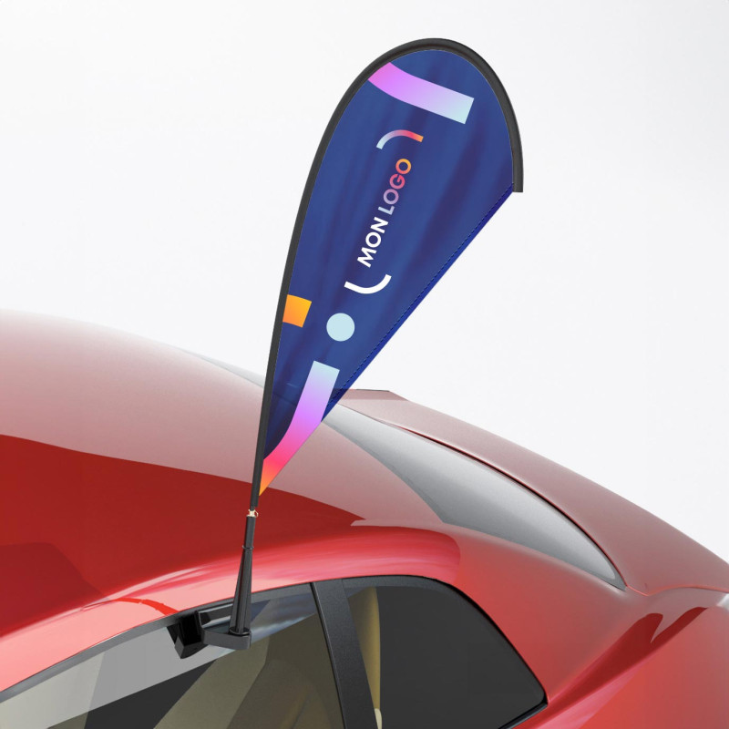 Drapeau pour vitre de voiture