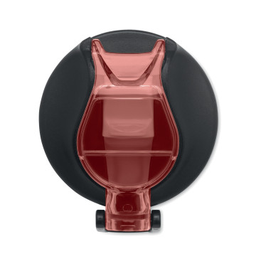 Bouteille en rPET avec marqueurs d'hydratation et paille 1 L