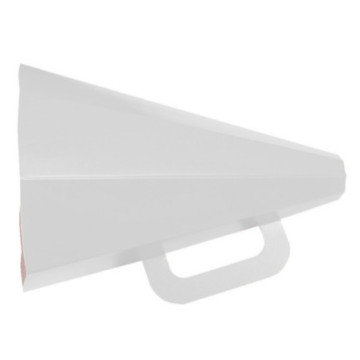Mégaphone en carton marquage quadri