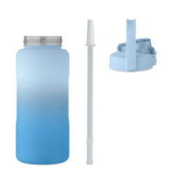 Bouteille avec marqueurs d'hydratation en rPET 2 L