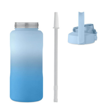 Bouteille avec marqueurs d'hydratation en rPET 2 L