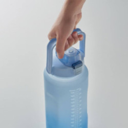 Bouteille avec marqueurs d'hydratation en rPET 2 L