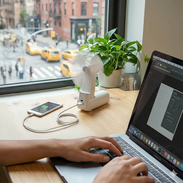 Ventilateur avec batterie de secours Livoo®