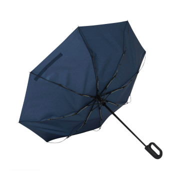Parapluie pliable tempête en rPET ouverture et fermeture auto marine
