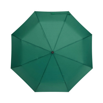 Parapluie pliable tempête en rPET ouverture et fermeture auto vert