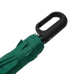 Parapluie pliable tempête en rPET ouverture et fermeture auto vert
