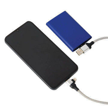 Câble de charge magnétique 60W argent