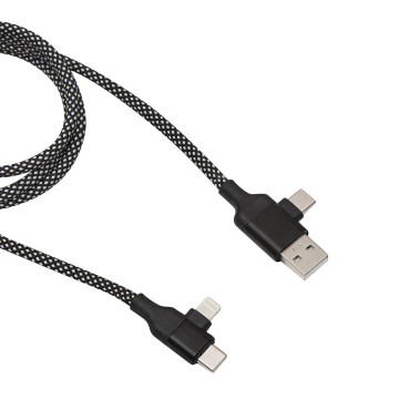 Câble de charge magnétique 60W noir