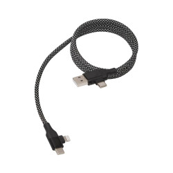 Câble de charge magnétique 60W noir